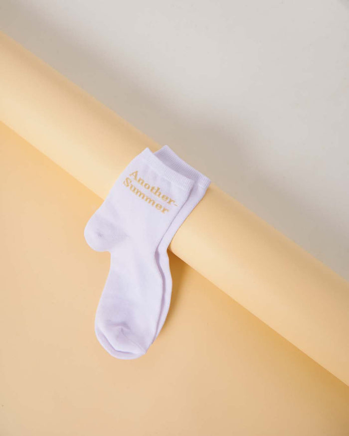Another Label Another Summer Socks White/beige