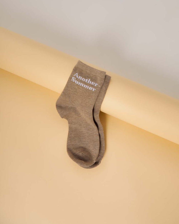 Another Label Another Summer Socks White/beige