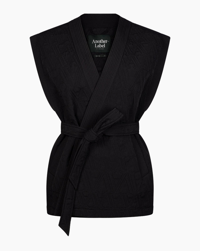 Another Label Another Vest Black