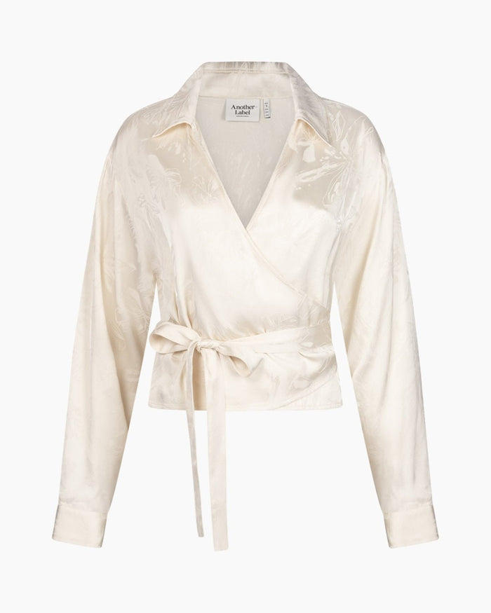 Another Label Antonia Top Egg White