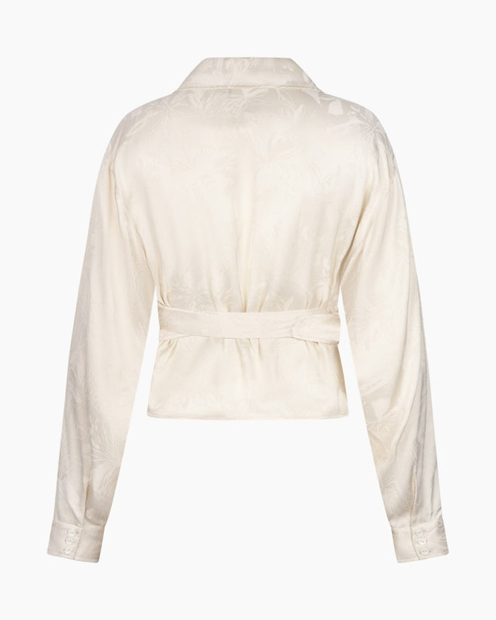 Another Label Antonia Top Egg White