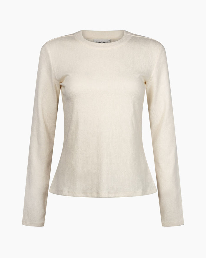 Another Label Ashley T-shirt Egg White
