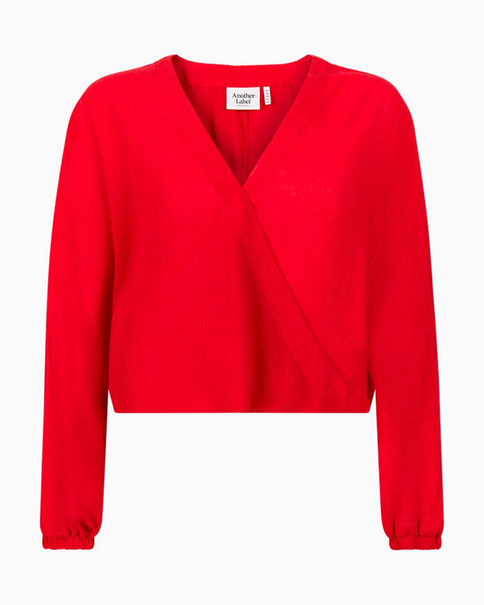 Another Label Bibi Top Flame Scarlet
