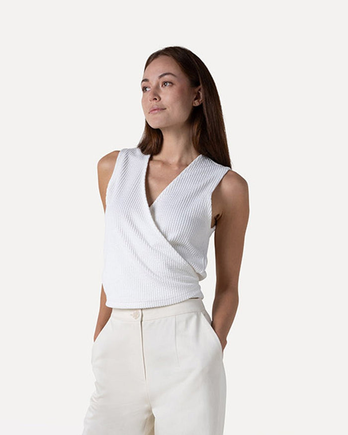 another label Bine top Off-white