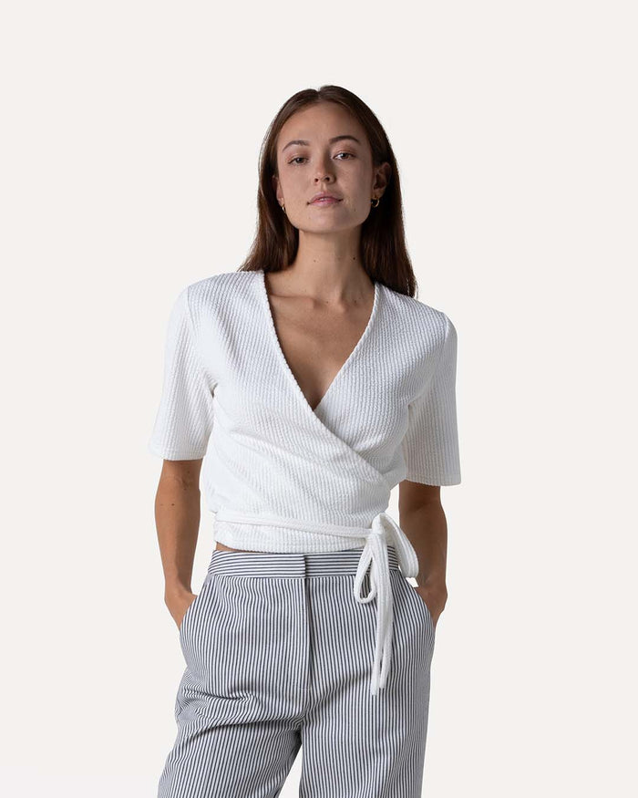 another label Bine top Off-white