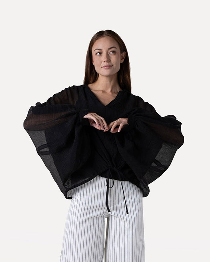 another label Bobby top Black