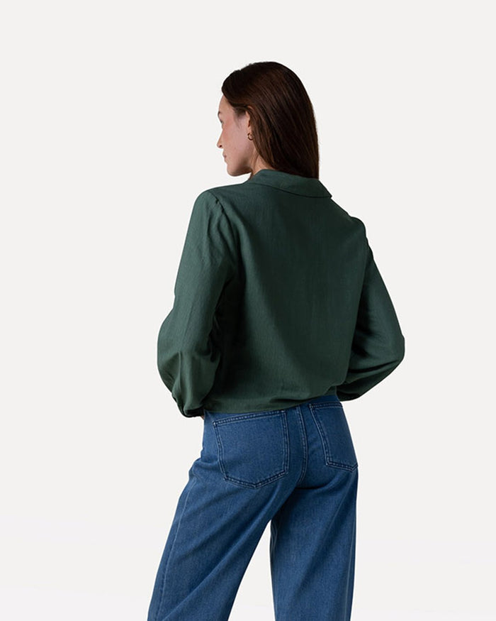 Another Label Bois Shirt Dark Forest