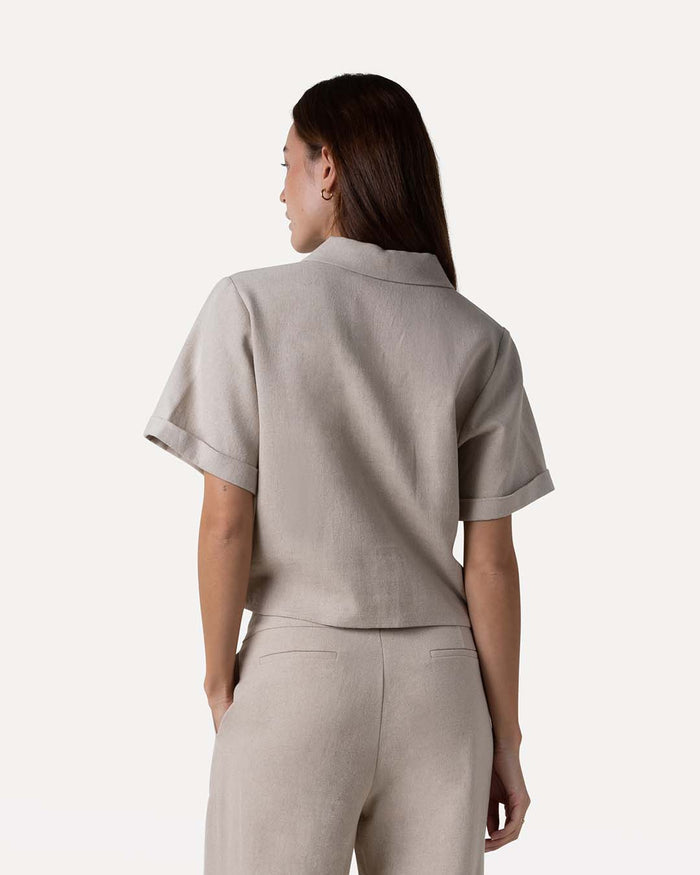 another label Bois shirt Feather gray