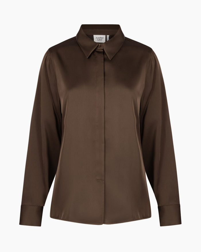 Another Label Caroline Shirt Slate Black