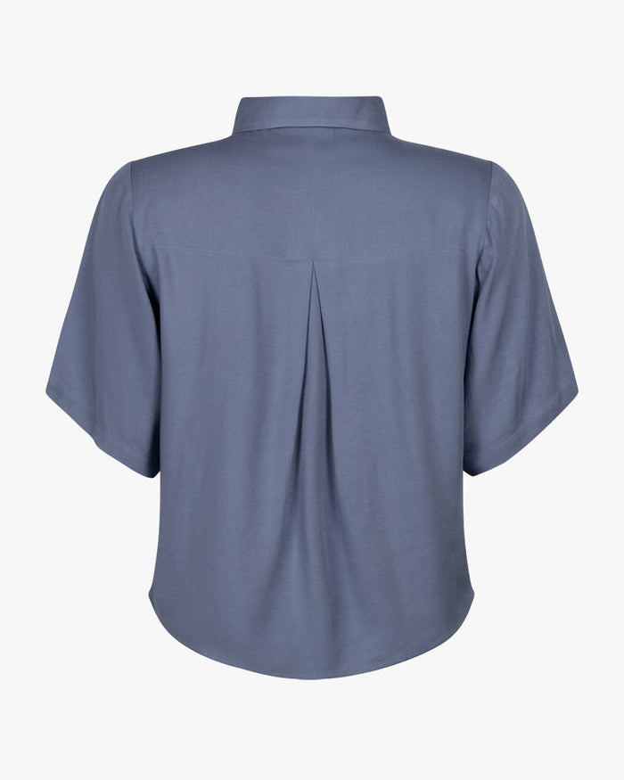 Another Label Dache Shirt Country Blue