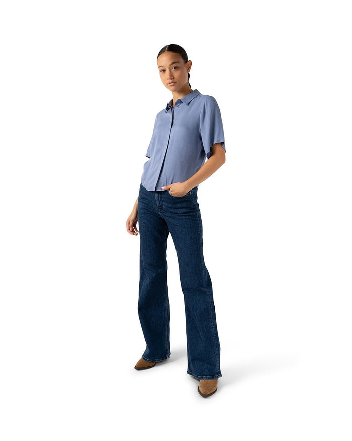 another label Dache shirt Country Blue