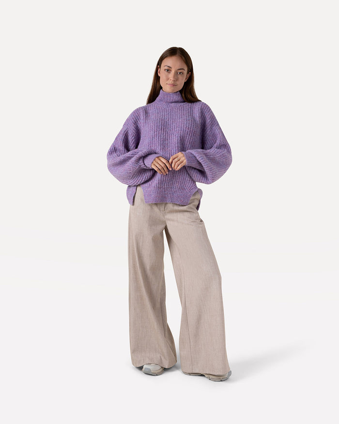 another label Daly knitted pull l/s Dahlia purple