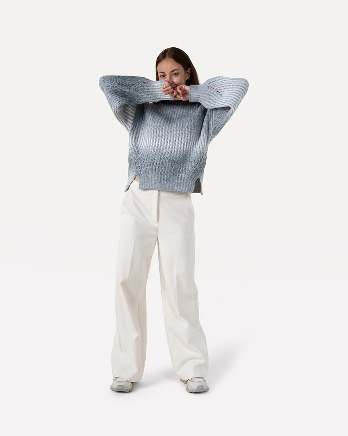 another label Daly knitted pull Light grey melee