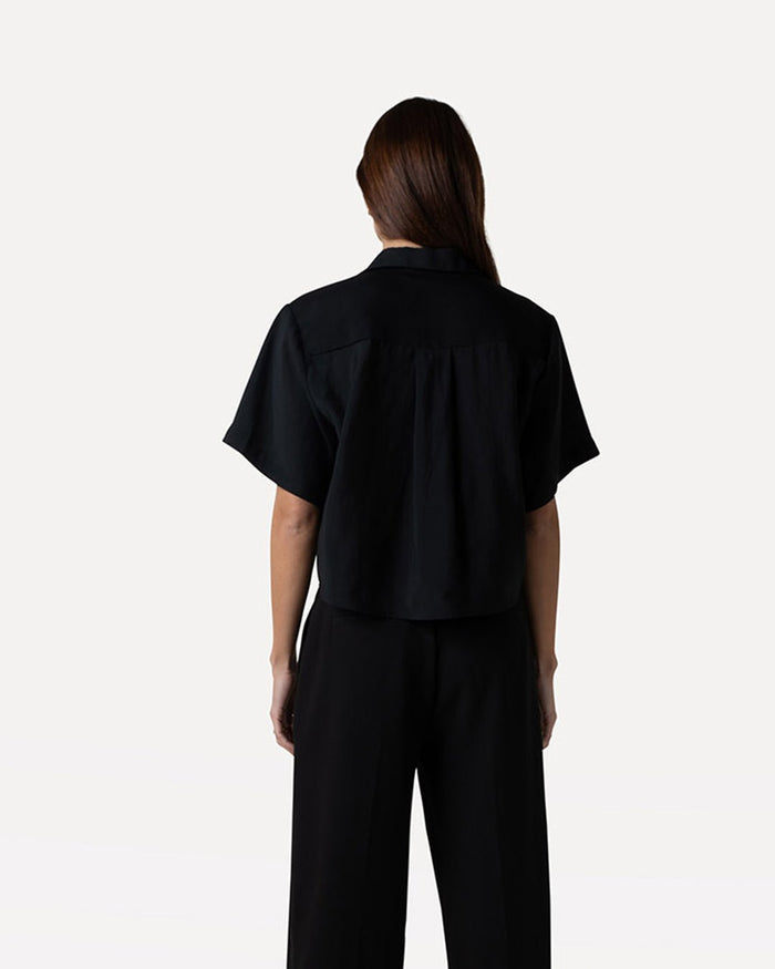 Another Label Dani Top Black