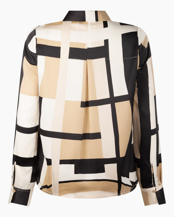 Another Label Dreiser Shirt Egg White Block Check