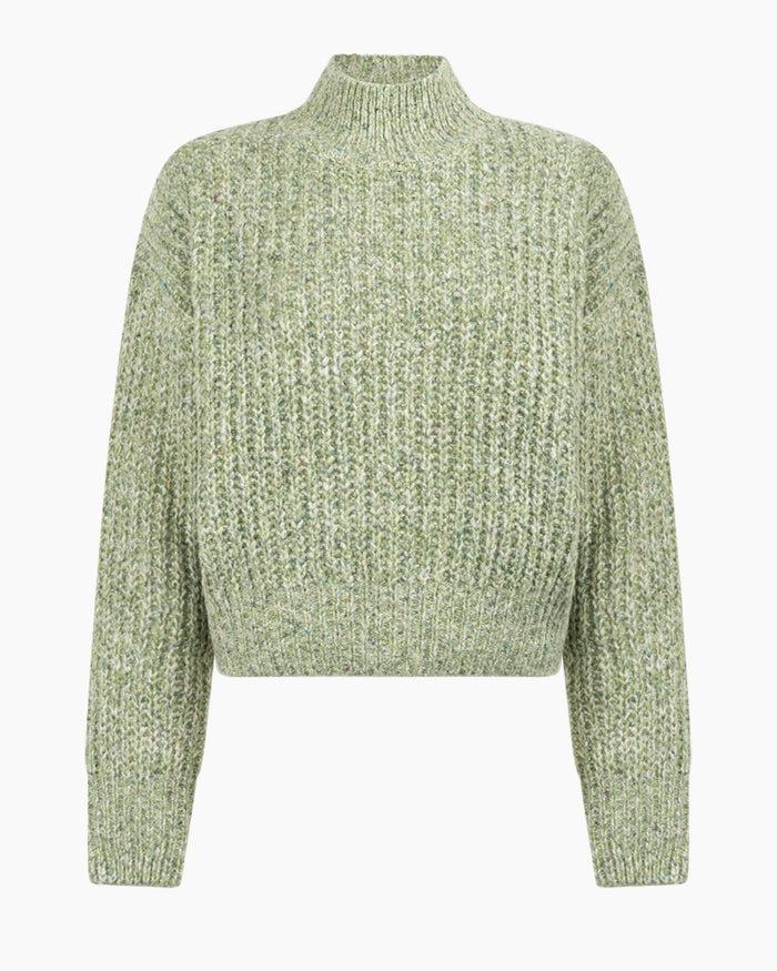 Another Label Dylan Knitted Pull Lily Pad Melee