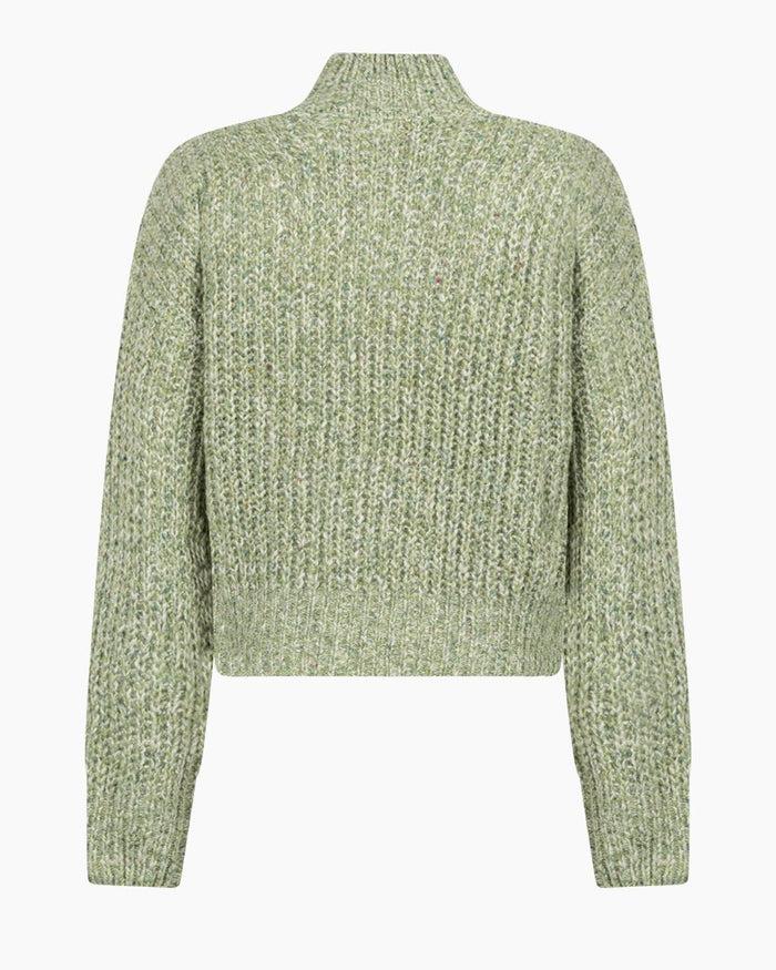 Another Label Dylan Knitted Pull Lily Pad Melee