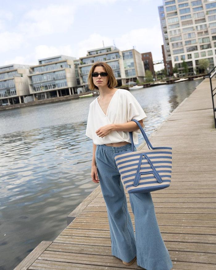 another label Elsa top Black