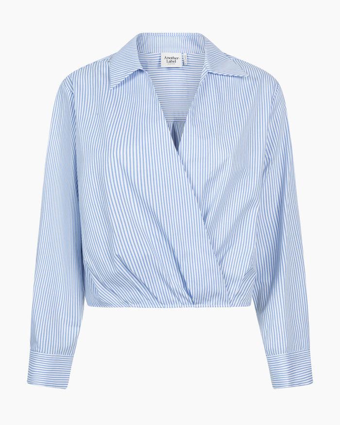 Another Label Elsie Top White Granada Stripe