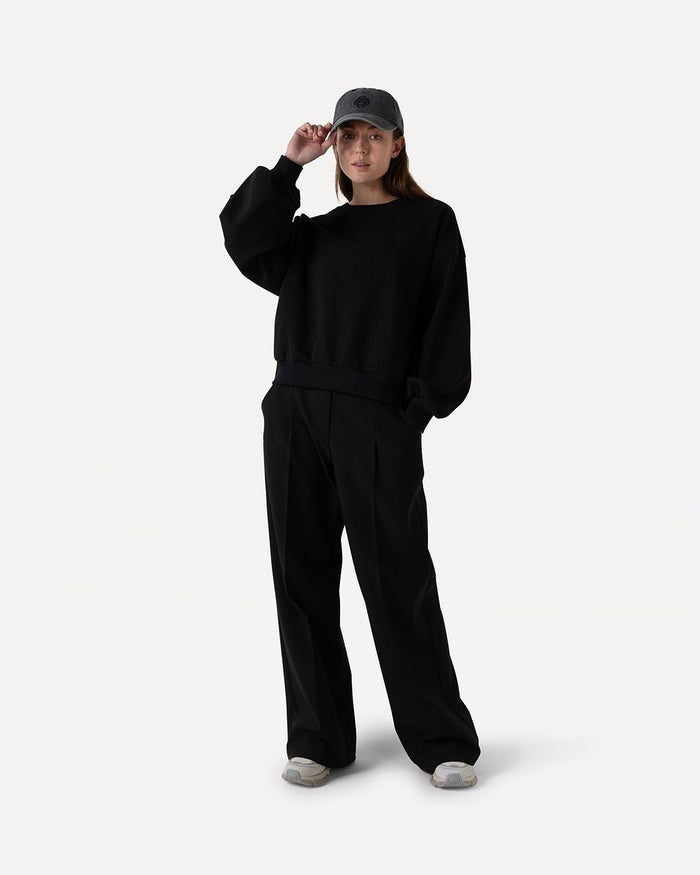 another label Fabienne cap washed Black denim