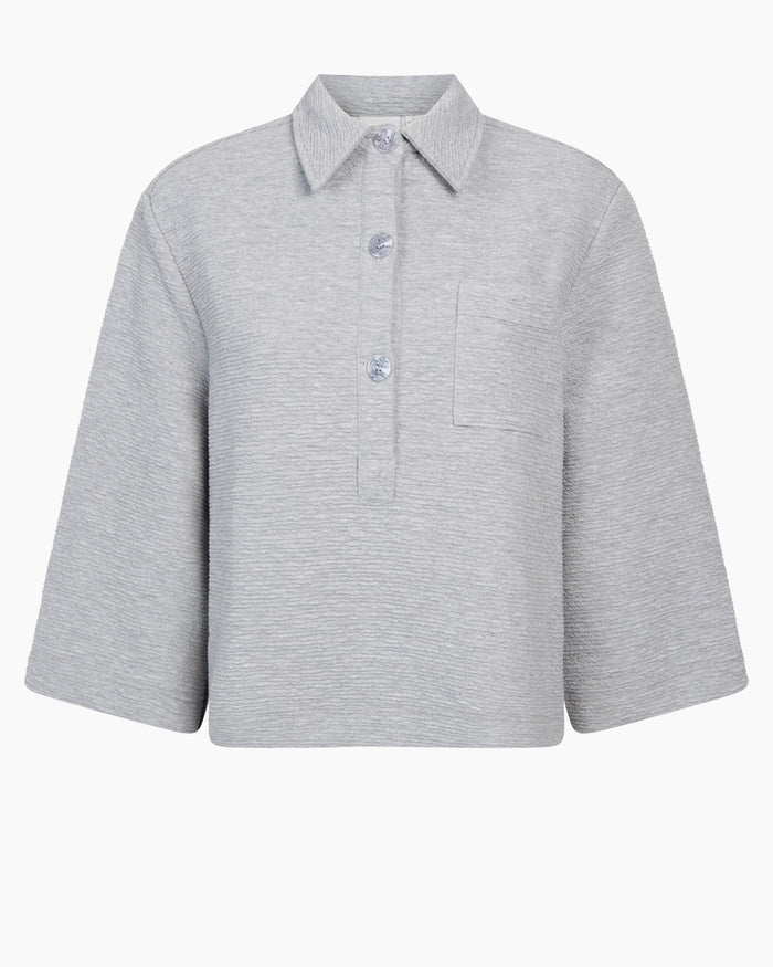 Another Label Fenna Top Grey Melee
