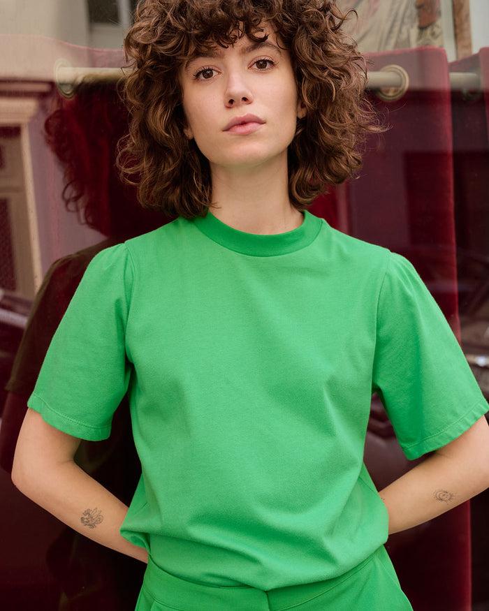 Another Label Gaure T-shirt Fern Green