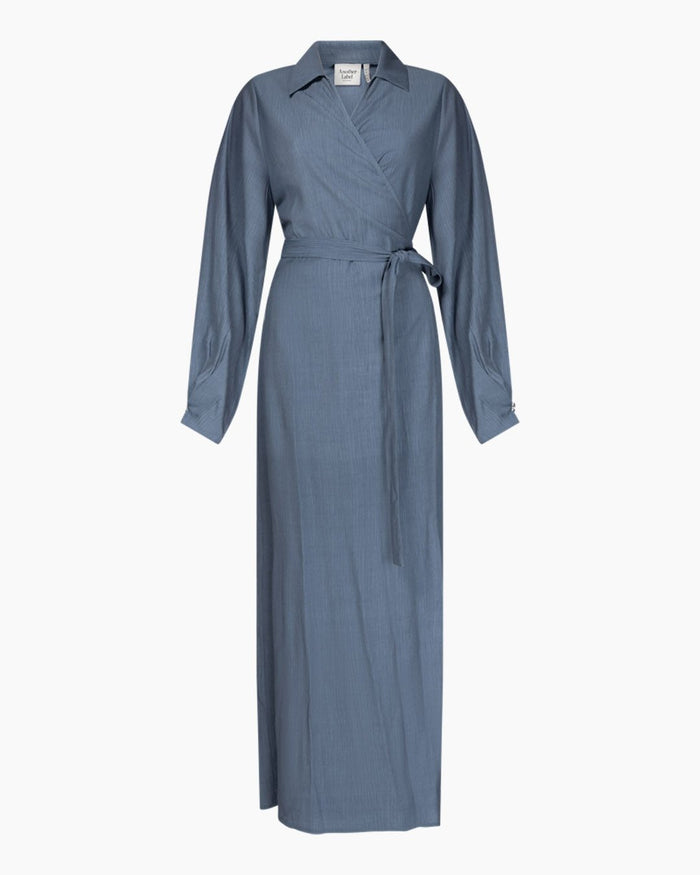 Another Label Georgia Dress Blue Horizon