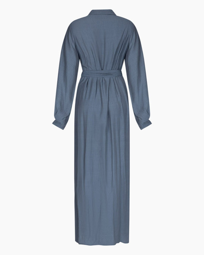 Another Label Georgia Dress Blue Horizon