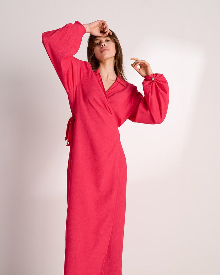 Another Label Georgia Dress Blue Horizon