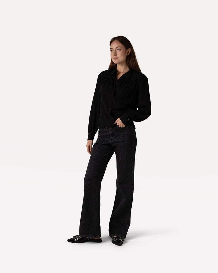 Another Label Giorgia Shirt Black