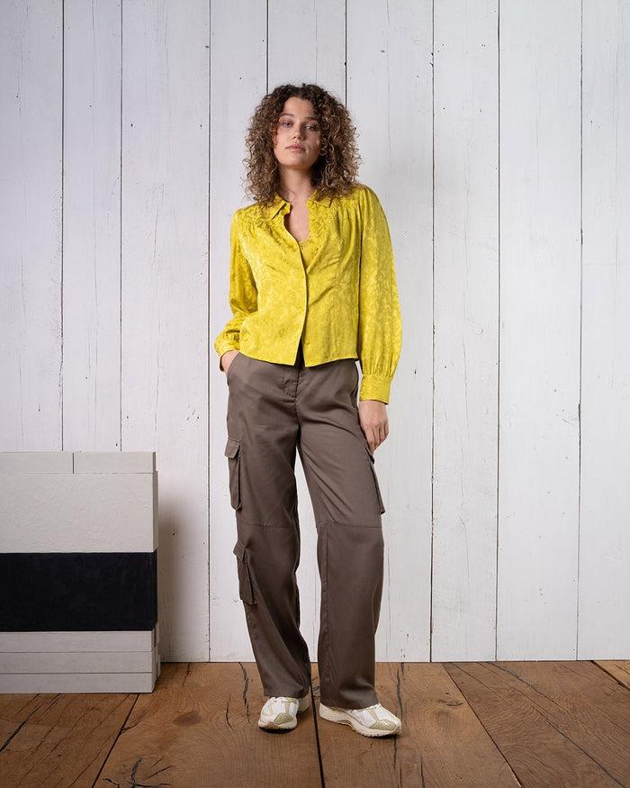 another label Giorgia Shirt Warm Olive