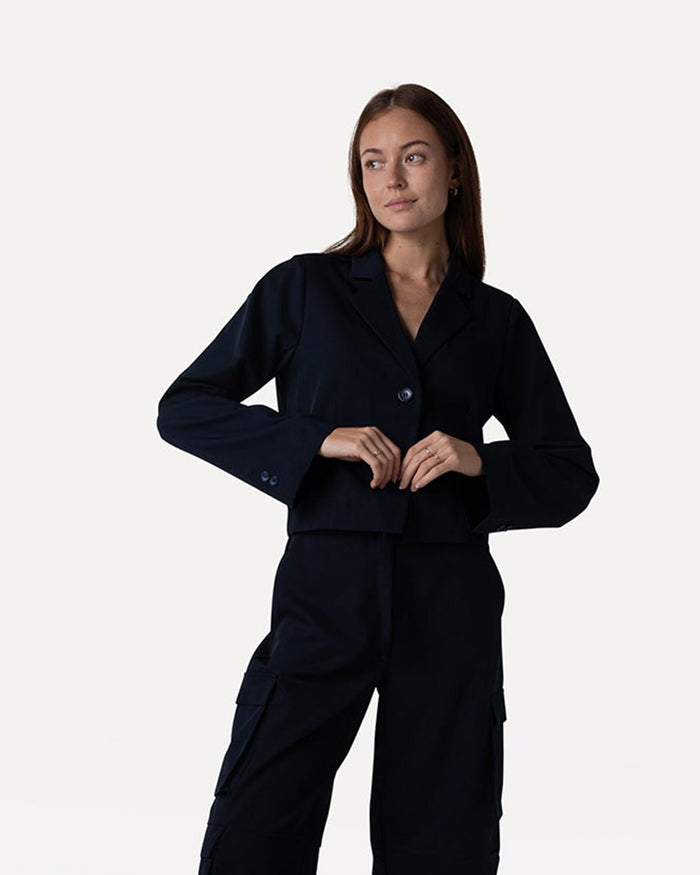 Another Label Gwen Blazer Night Sky