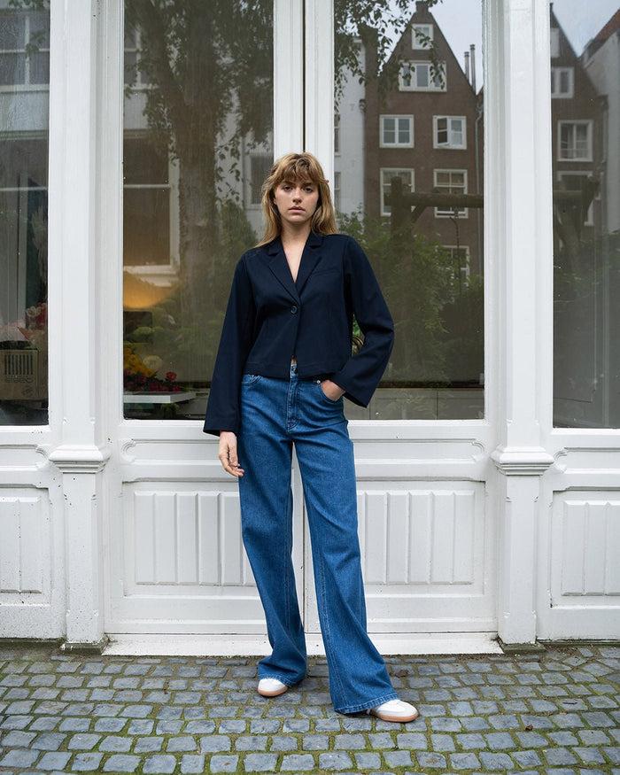 another label Gwen blazer Night sky