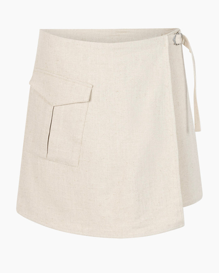 Another Label Gwen Skort Feather Gray