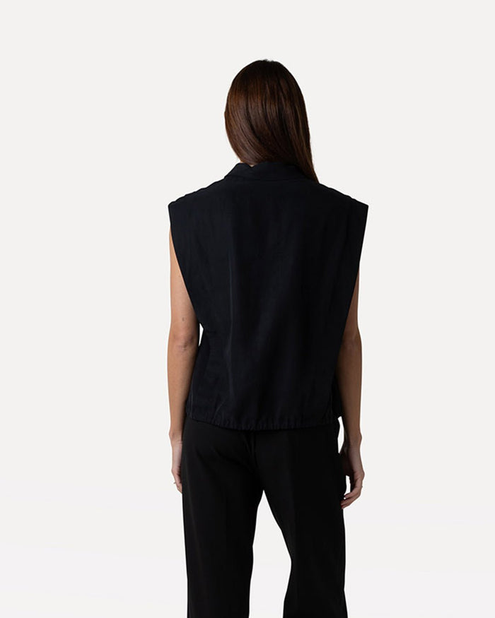 Another Label Ilaria Top Black