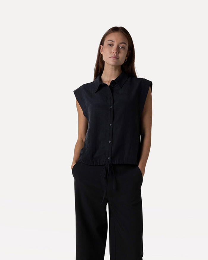 another label Ilaria top Black