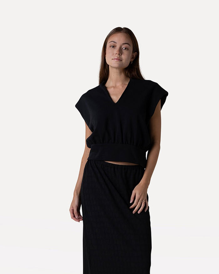 Another Label Indra Top Black