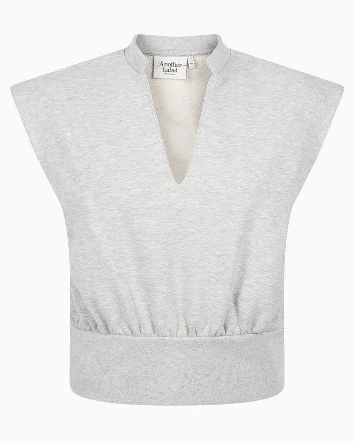 another label Indra top Grey melee