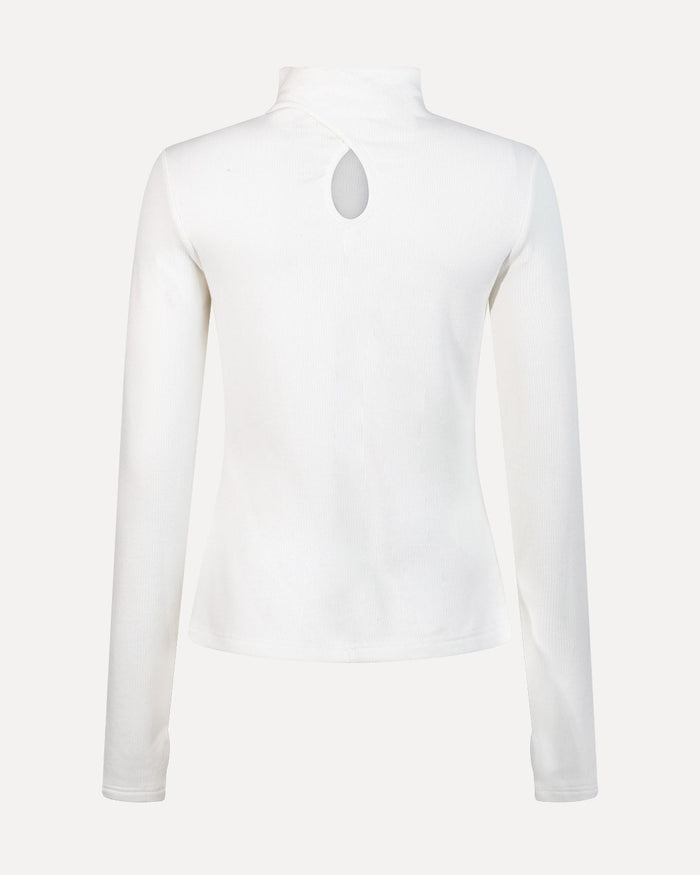 Another Label Jasmin Top Egg White