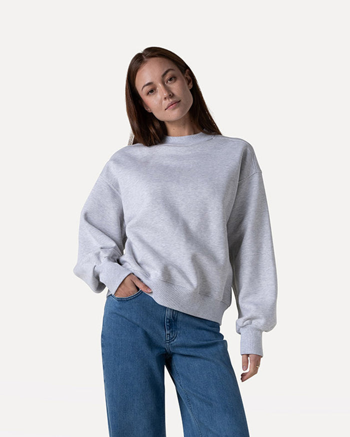 Another Label Jaxy Flower Sweat Grey Melee