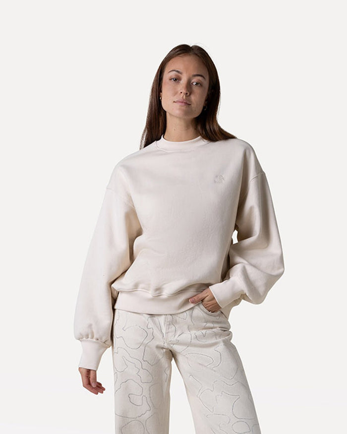 Another Label Jaxy Kiss Sweat Parchment