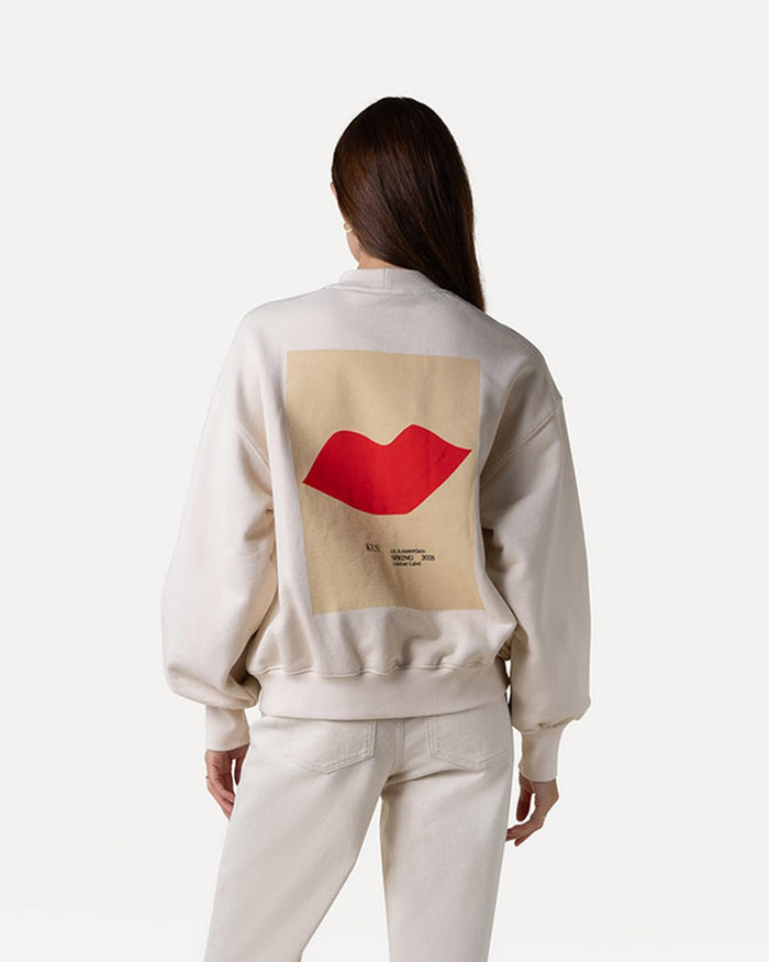 another label Jaxy kiss sweat Parchment