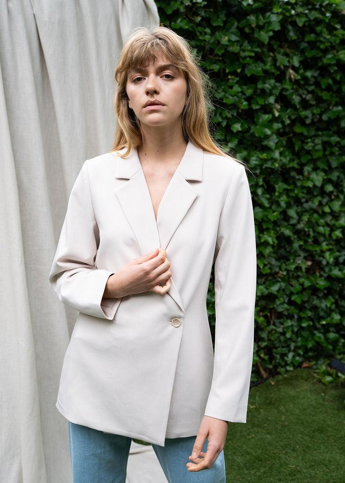 another label Jesse blazer Sandshell