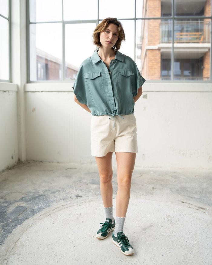 another label Joyce shirt Trellis