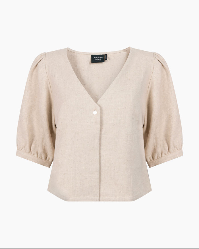 Another Label Kiek Shirt Feather Gray