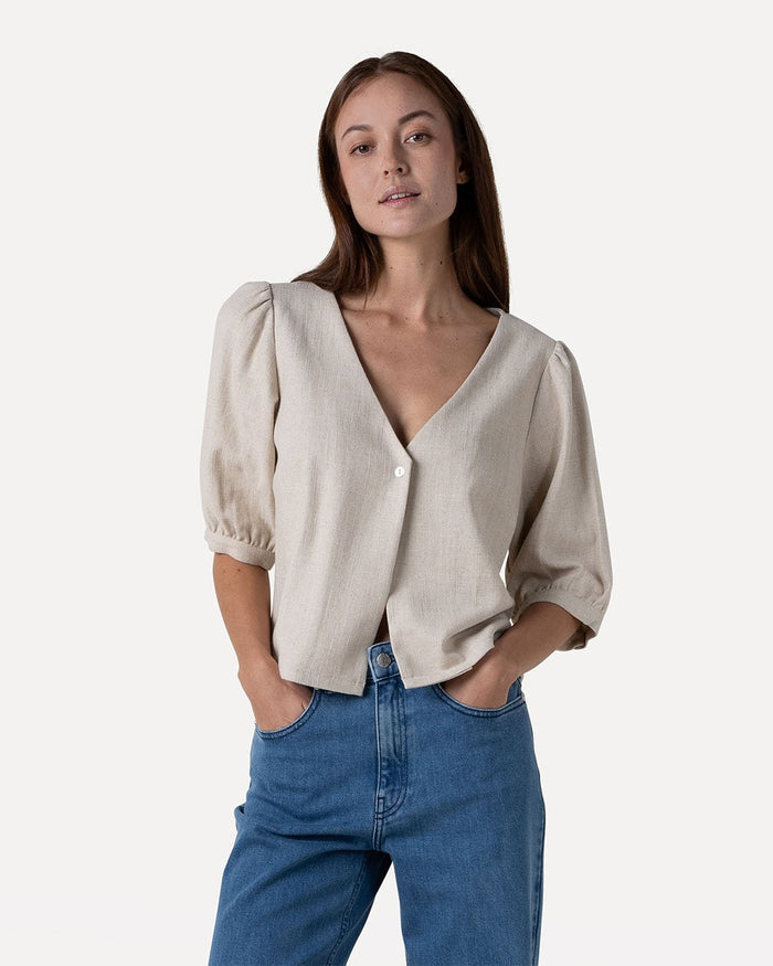 another label Kiek shirt Feather gray