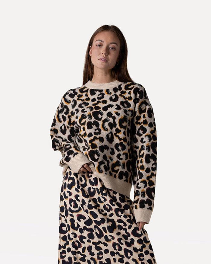 Another Label Kimmy Knitted Pull Animal Multi