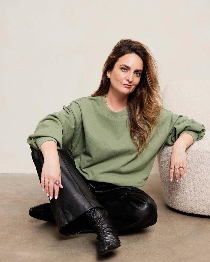 another label Kristel sweat Black