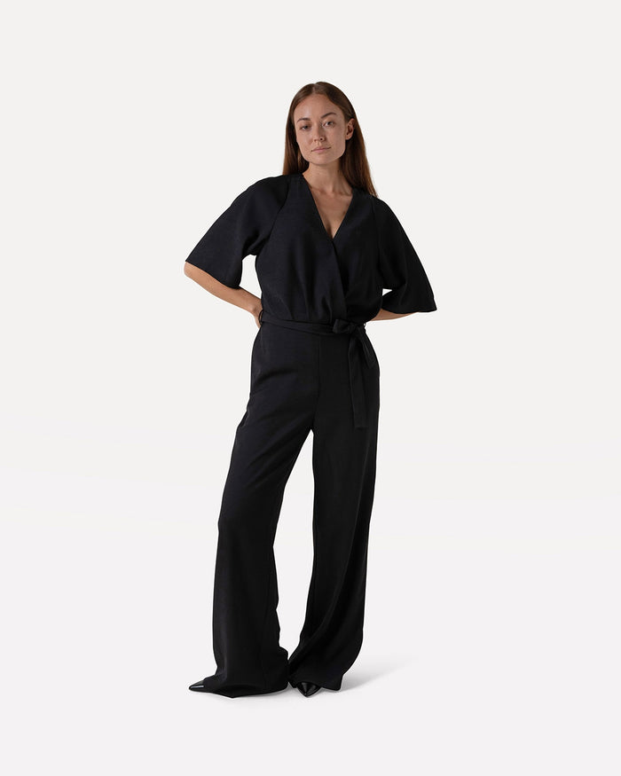 Another Label Lara Jumpsuit Black