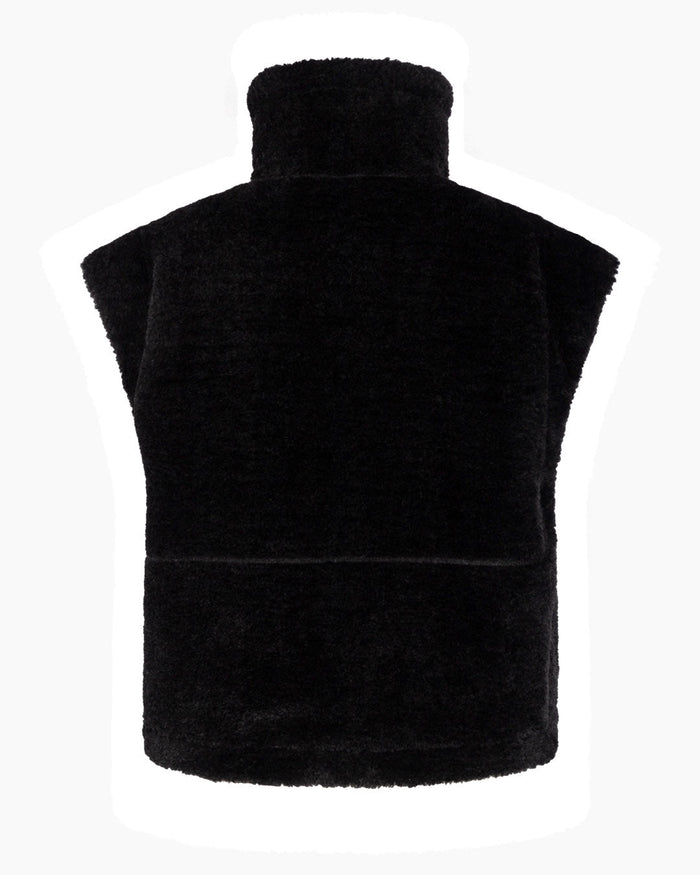 Another Label Lasse Vest Black